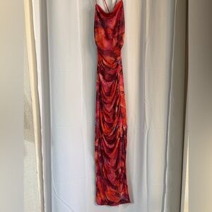 Mienne Y2K Maxi Dress | Size M | Spaghetti Straps | Corset Ba